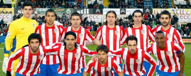 Alineación del Atlético vs Rácing 11/12