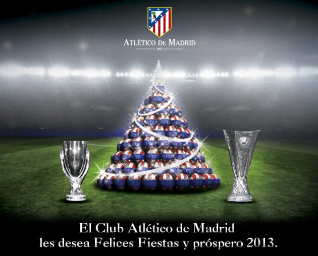 Mensaje del Atletico de Madrid Navidad 2012