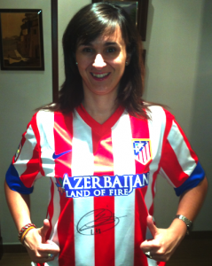 Camiseta del Atleti firmada por Gabi