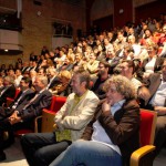 El auditorio, lleno