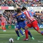 Diego Costa dribla a Valera. Getafe Atletico-