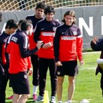 Profe Ortega entrenamiento Atlético de Madrid