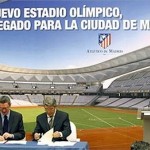 Cerezo y Gallardón nuevo estadio Atlético