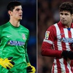 Courtois y Diego Costa