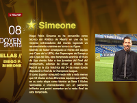 Simeone en la web de Doyen Sports